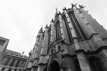Saint Chapelle Exterior, Paris, France