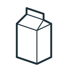 Milk container Vector Icon
