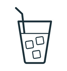Cold Drink Vector Icon