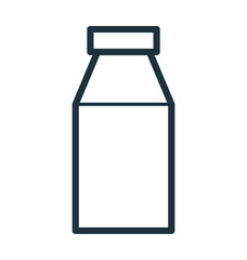 Milk Bottle Vector Icon