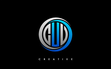 CUV Letter Initial Logo Design Template Vector Illustration