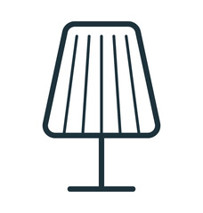 Table Lamp Vector Icon