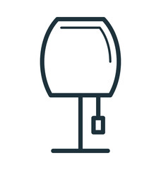 Table Lamp Vector Icon