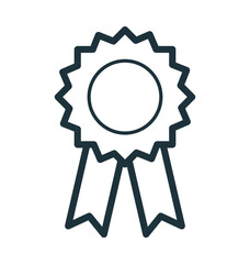 Ribbon Badge Vector Icon