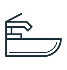 Wash Basin Vector Icon