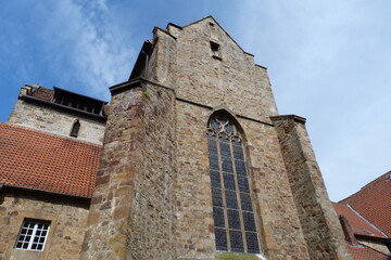 Fototapeta na wymiar Klosterkirche Schloss Abtei Bad Iburg