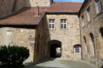 Fototapeta na wymiar Burg Schloss Bad Iburg
