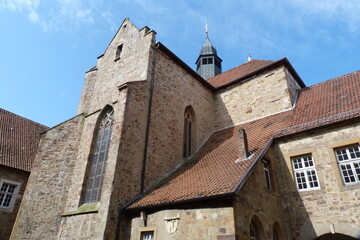 Fototapeta na wymiar Kirche Schloss Bad Iburg