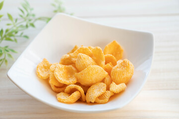 チーズ味のスナック菓子