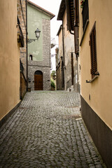 beautiful medieval streets of Orvieto