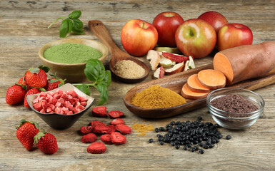 Fruit and vegetable images for the food industry.
