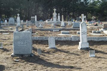 A historic cemetery
