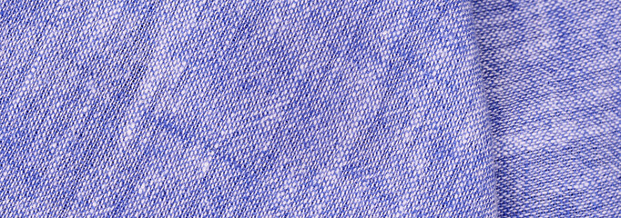 close-up blue fabric texture background