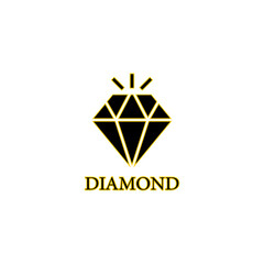 diamond icon. sign design