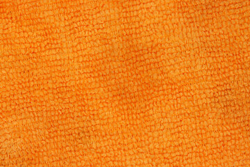 orange fabric texture background