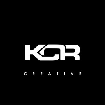 KCR Letter Initial Logo Design Template Vector Illustration