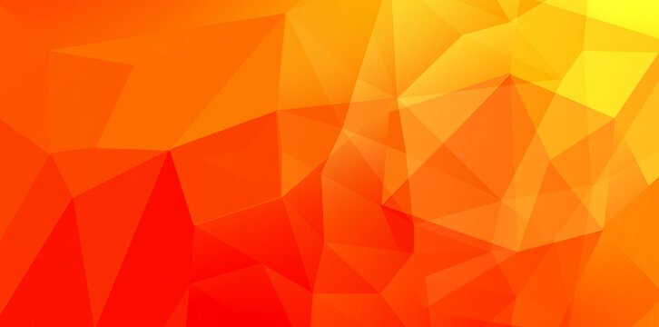 low poly geometric background consisting of triangles of different sizes and colors.
