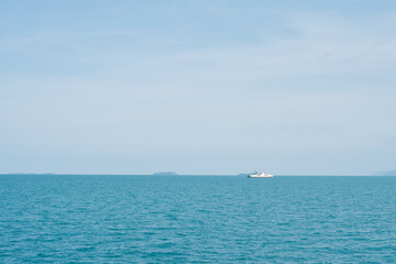 Fototapeta premium yacht in the sea