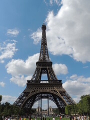 Eiffel tower close up