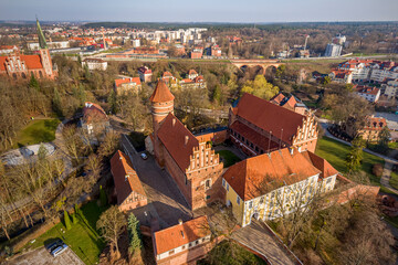 Castle of the Warmian Chapter in Olsztyn and the garrison church of Our Lady Queen of Poland in Olsztyn