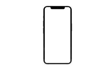 smartphone  With Blank Screen in 3d