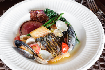 レストランの料理　