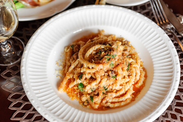 パスタ　マファルディーネ