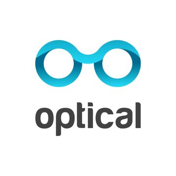 Premium Vector | Optical logo company design