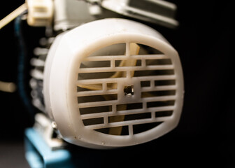 Old Induction motor. Asynchronous motor