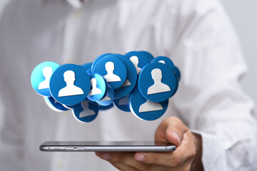 Unity group and teamwork concept