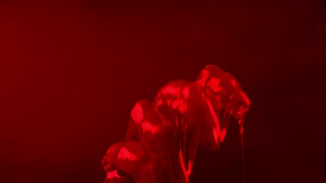 Monster Hand Flexing In Red Smoke