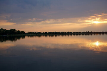 Bank of a river in Bavaria Photographed in detail