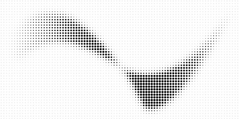 Halftone texture with dots. Vector. Modern background.