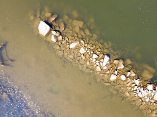 Bank of a river in Bavaria Photographed in detail