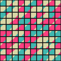 Abstract Geometric Pattern generative computational art illustration