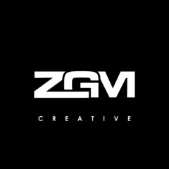 ZGM Letter Initial Logo Design Template Vector Illustration