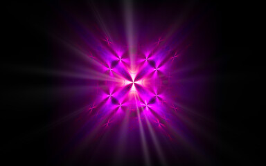 abstract illustration computer render background image fantastic star with rays for web design and graphics