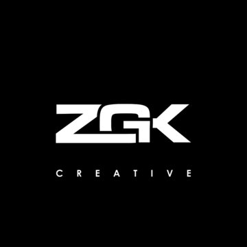 ZGK Letter Initial Logo Design Template Vector Illustration