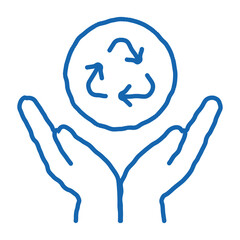 manual environmental industry doodle icon hand drawn illustration