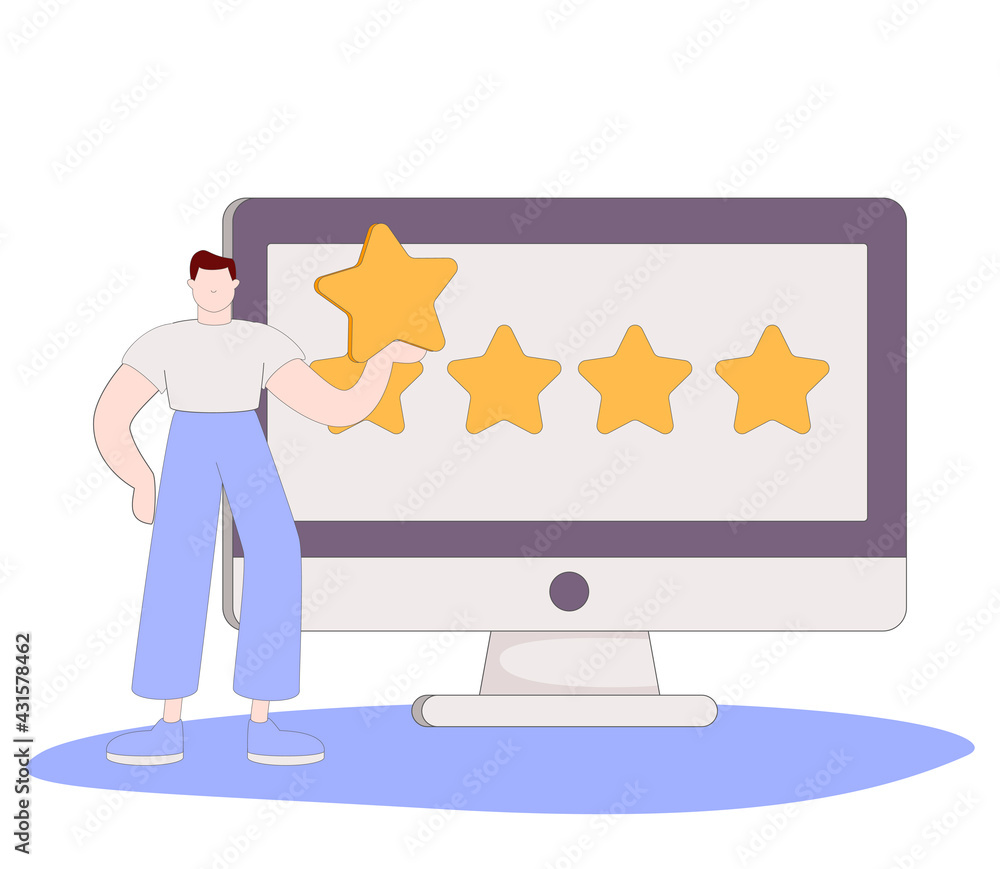 Poster customer behavior analysis abstract concept vector illustration. data driven marketing, user feedbac