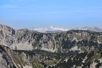 Fototapeta na wymiar Mountains at the Warscheneck area in the Austrian Alps