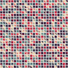 Fototapeta premium Abstract Geometric Pattern generative computational art illustration
