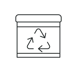 different types of mattresses, line icon, eco