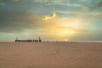 The old pier at Lytham st annes 