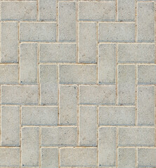 Interlocking concrete paver tiles