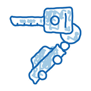 recommend clip art: car keys doodle icon hand drawn illustration