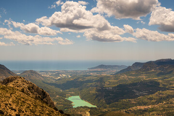 Obraz premium Mallada del Llop, rocky mountains in the province of Alicante (Spain).