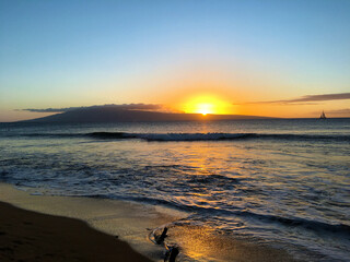 Tropical Ocean Sunset,