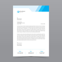 A4 Letterhead Template Vector