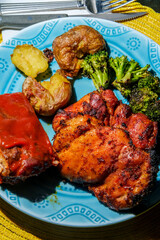 BBQ Dinner Plate